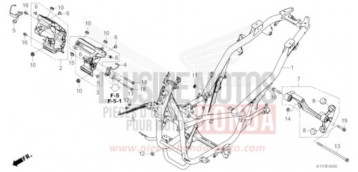 CARROSSERIE DE CHASSIS WW125AP de 2023